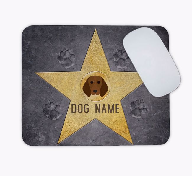 Star of Fame: Personalised {breedFullName} Mouse Mat